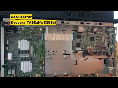 C6610 Error: KYOCERA TASKalfa 3253ci Printer, Any Solution?