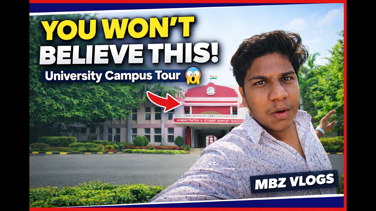 😱 I Can’t Believe This Is My University || @MBZ_vlogs