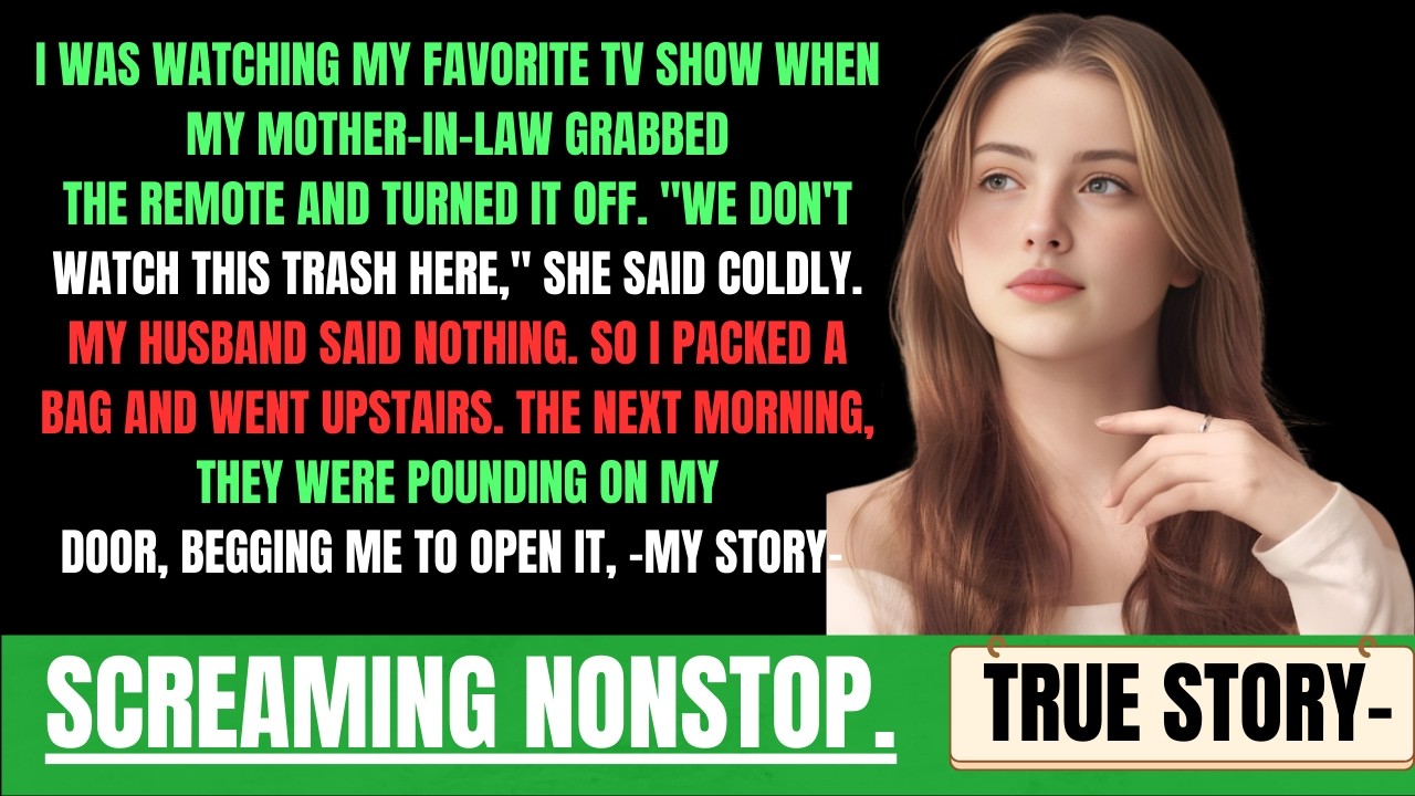 I Was Watching My TV Show When My Mother-In-Law Shut Off The TV. “We Don't Watch this Trash” So I...