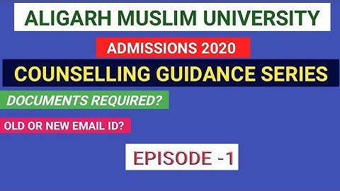 AMU Counselling 2020|AMU Admissions 2020|AMU Entrance Results 2020