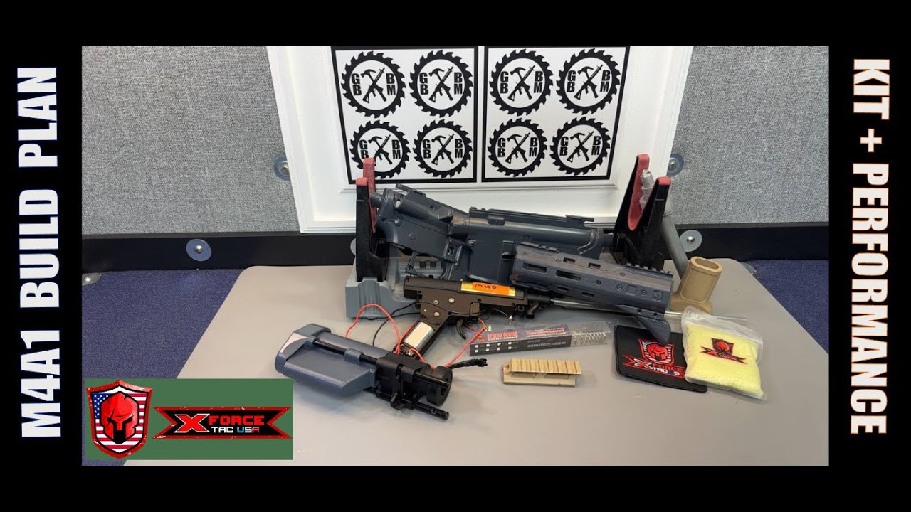 Build Plan Custom M4a1 Gel Ball Blaster CQB Style + Performance Upgrades XFORCETACUSA YouTube