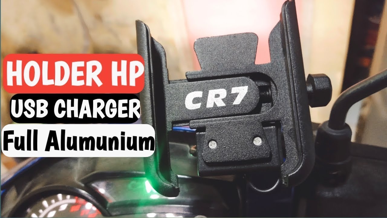 REVIEW HOLDER HP UNTUK MOTOR BEBEK DAN MATIC - YouTube