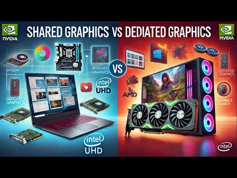 shared vs dedicated graphics - YouTube