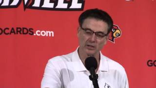 MBB: Rick Pitino UNC Postgame Press Conference