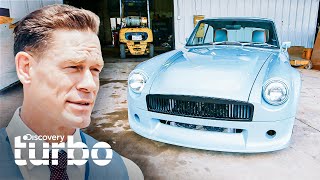 John Cena recebe veículo clássico MG totalmente personalizado | Texas Metal | Discovery Turbo Brasil