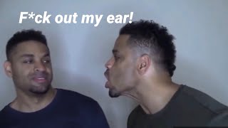 Hodgetwins “Kevin Smackin,Sniffling And Suckin Something Off In Keith’s Ear