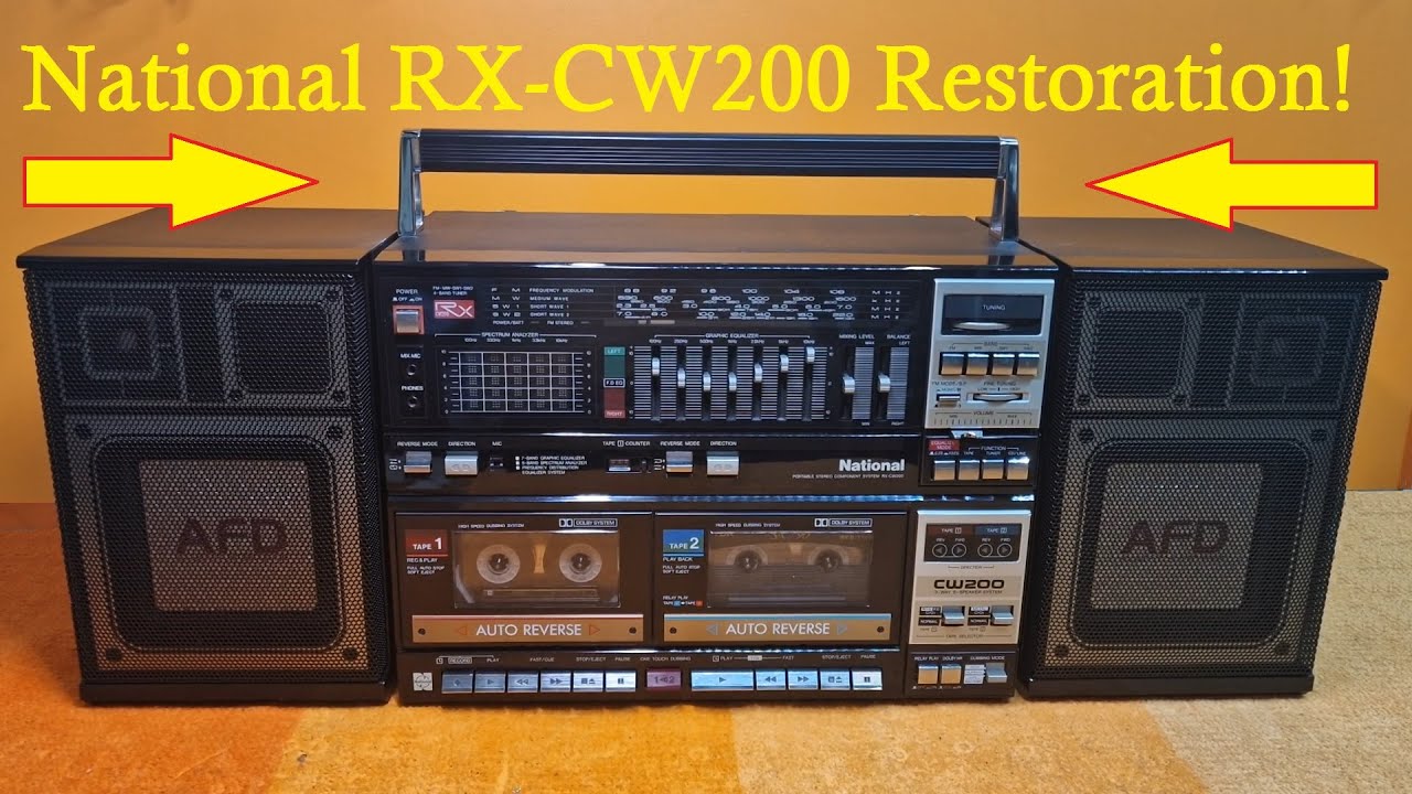 National RX-CW200 Restoration! - YouTube