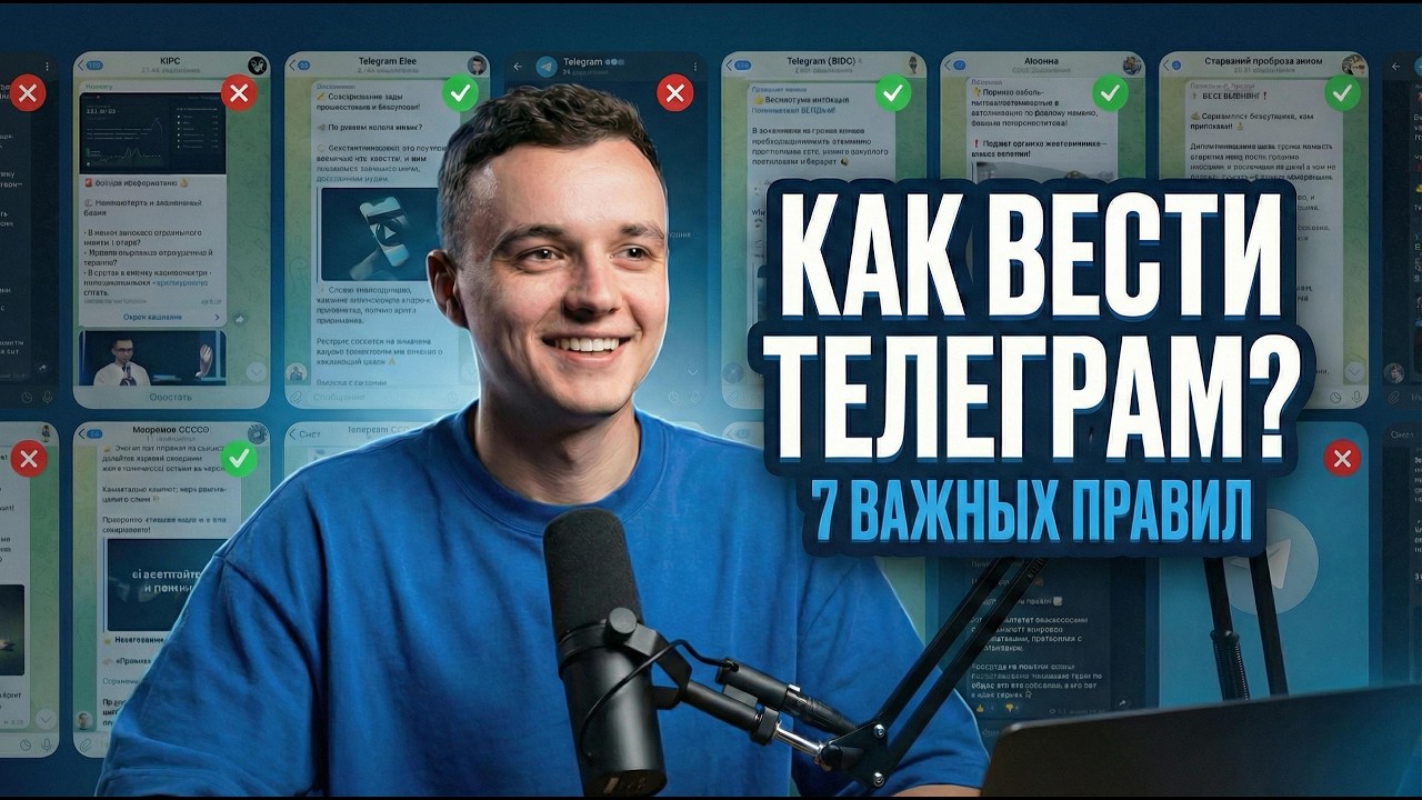 Полная схема ведение телеграм канала