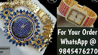 BEAUTIFUL AD WATCHES || For your Order WhatsApp @ 9845476270