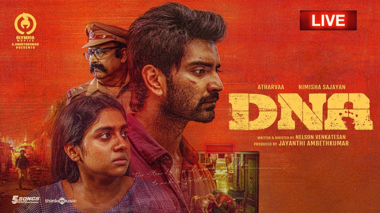 🔴 Live : DNA Movie Audio and Trailer launch | Atharvaa | Nelson Venkatesan | Ghibran