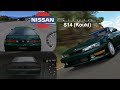 Nissan Silvia (S14) in Racing Games [Part 1] | Kouki Version