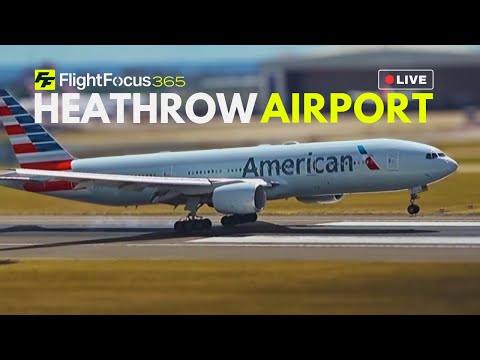 Heathrow Airport Live - WINDY Monday 1st September 2025