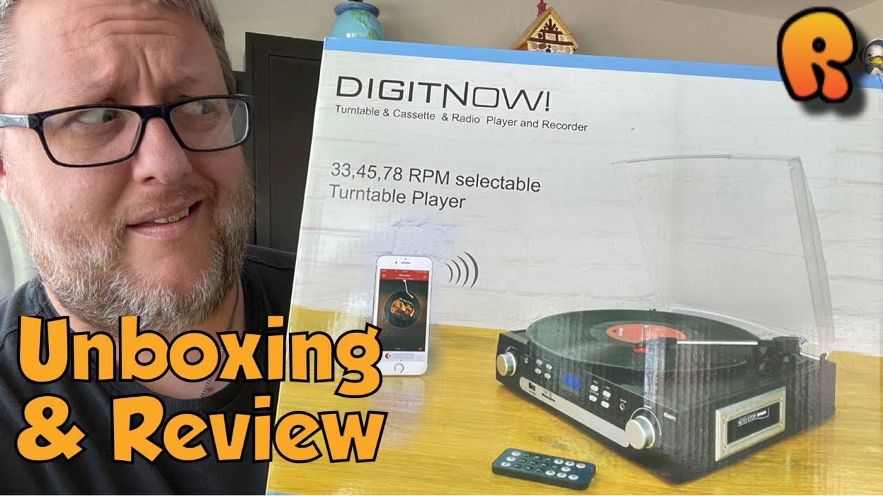 DIGITNOW Turntable Player - Unboxing & Review! 