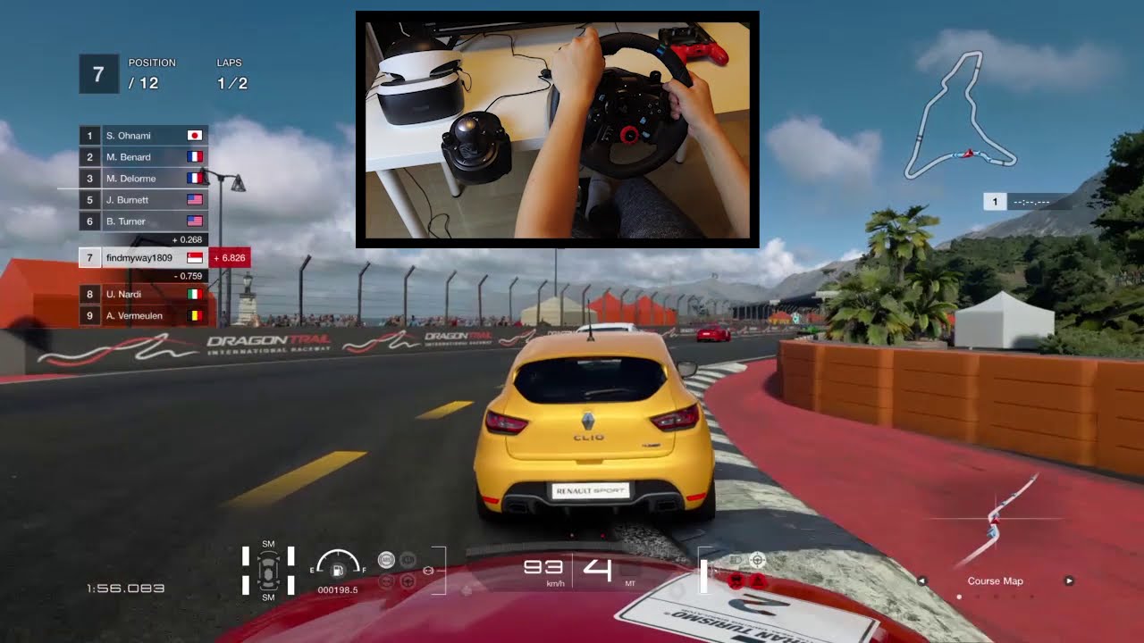 Gran Turismo SPORT PS4 Gameplay with logitech g29 and manual pad