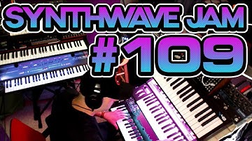 Daily CHILL Synthwave Jam #109 / Moog Grandmother, Roland SH2 JX-3P Juno 106 System-8 SE-02 & TR-8s