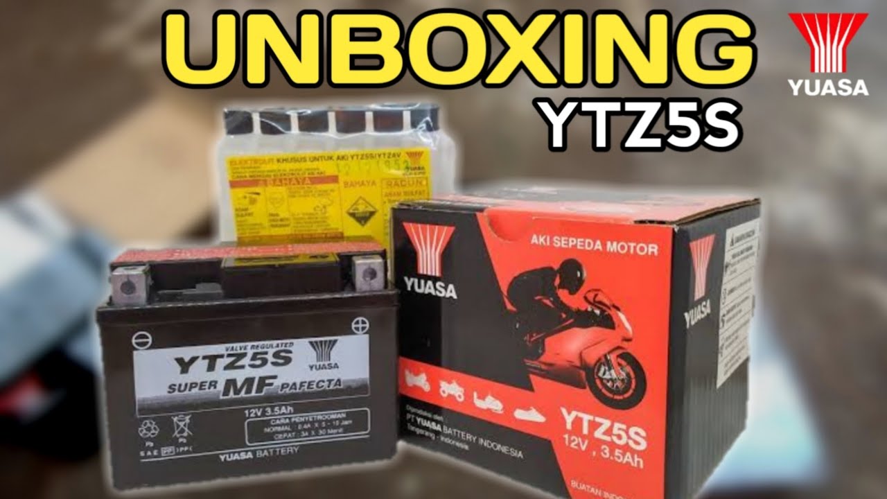 CARA MENGISI CAIRAN ELEKTROLIT AKI KERING YUASA YTZ5S