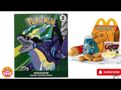 miraidon pokemon card mcdonalds price ex 122 end display Happy Meal from McDonal's 2025