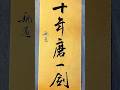 十年磨一剑,锋芒所向皆如愿 #书法 #书法家 #写字是一种生活