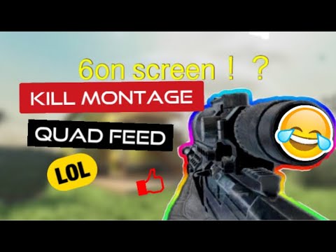 【Cod Mobile】kill Motage#1 自称神プレイ！Quad feed！