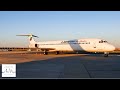 4K60 | MD-82 European Air Charter BOJ - STR | Pure JT8D Power | Wingview