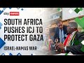 South Africa urging the International Court of Justice to stop Israel