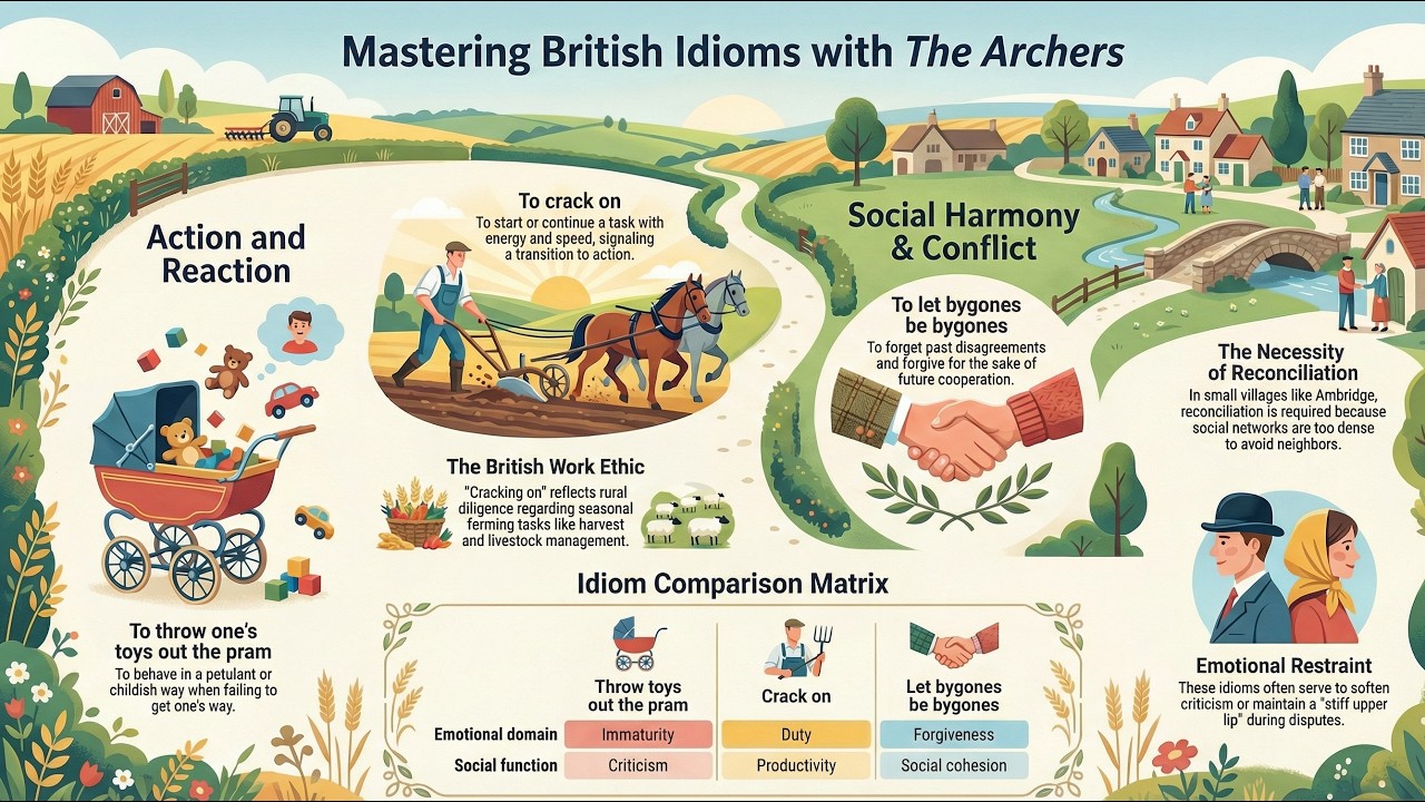 Advanced British English Idioms Explained with The Archers | In a Pickle, Crack On & More