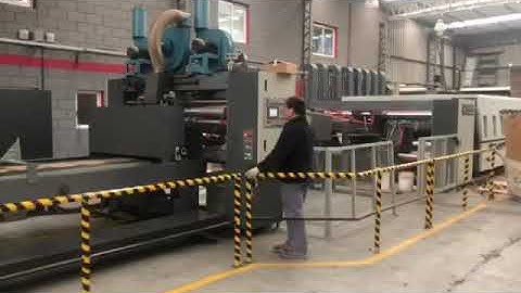 1224 CASE MAKER,Flexo Fold Gluer Box Inline machinery; Printer slotter rotary die cutter box machine