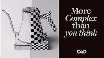 Cinema 4D Tutorial - Modeling & UV Unwrapping the Fellow Stagg EKG Studio Pro