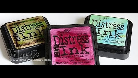 Tim Holtz DIY Distress Ink: Custom color
