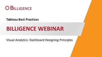 Visual Analytics: Dashboard Designing Principles - Tableau Best Practices Webinar [September 2020]