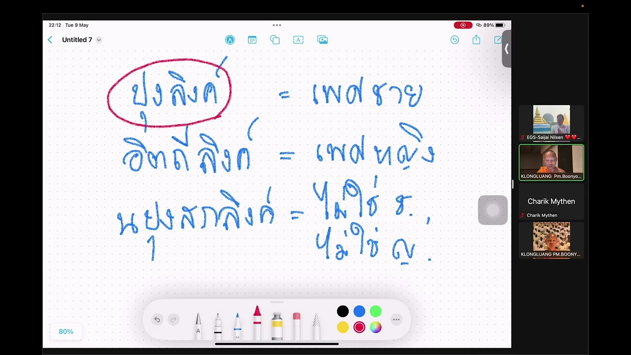 บาลีไวยากรณ์ เบื้องต้น หลักสูตรไม่รีบ EP.07 ลิงค์