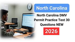 North Carolina DMV Permit Practice Test 2026 | NC Learner’s Permit 30 Questions & Answers