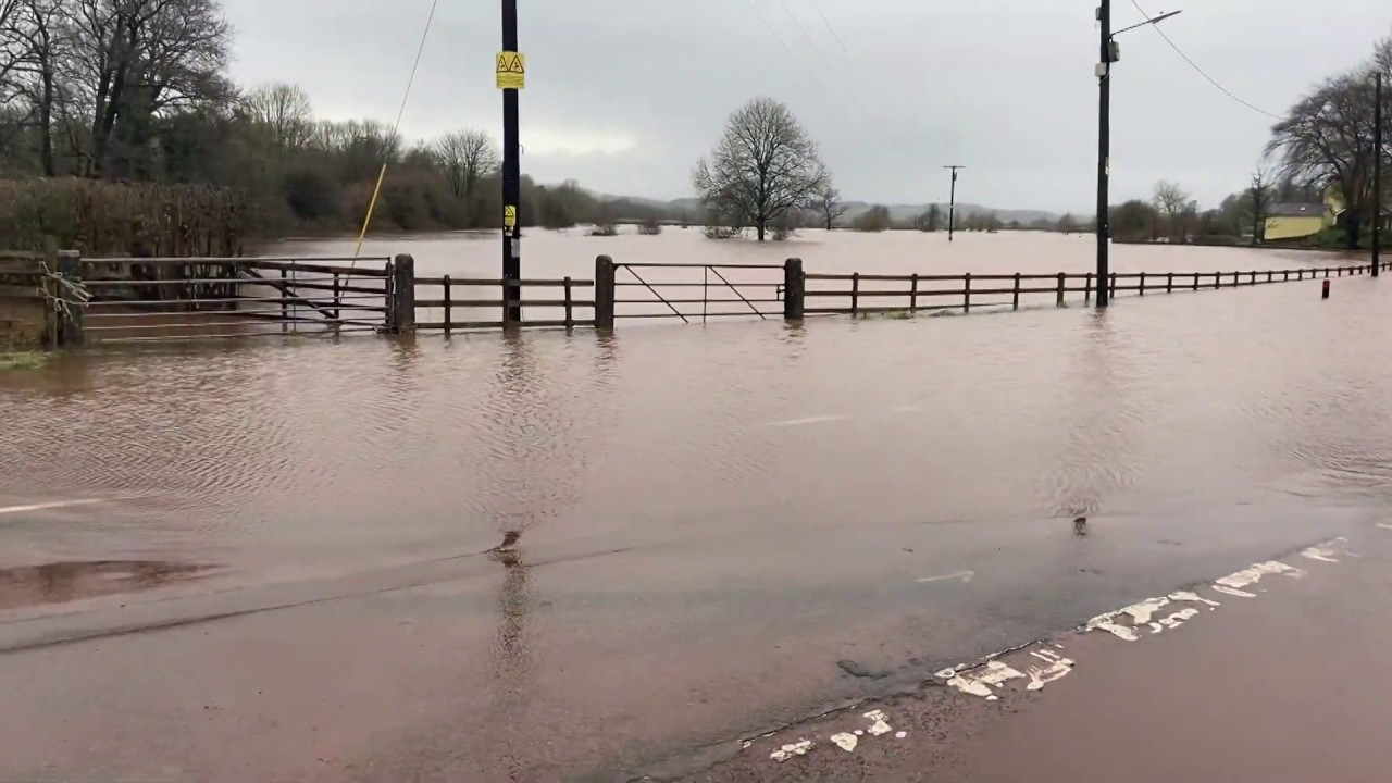 Dryslwin,Ffairfach,Llandeilo after storm Dennis