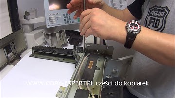 RICOH AFICIO MP9000 MP 1100 MP1350 copier, heating roller replacement