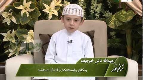 ترنم نور - قاری عبدالله تاش خوجیف - سوره الفتح آیه 28 - 29