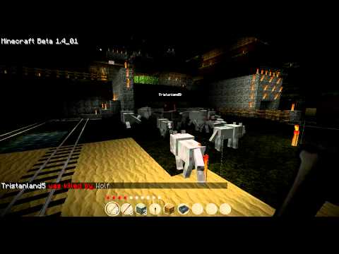 Minecraft QT - WOlf attack 2