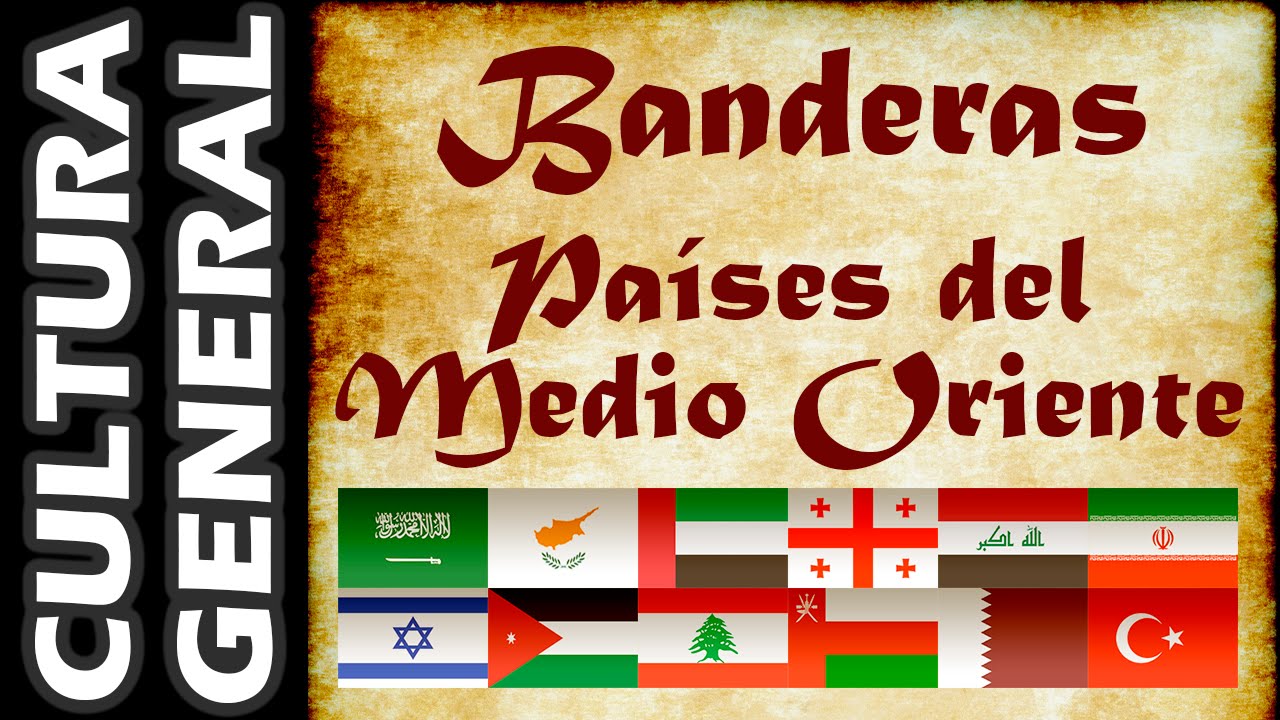 Banderas medio oriente con nombre