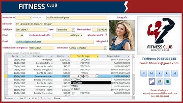 ⭐⭐⭐ Desarrolla tu propio CRM para GYM en Access | Base de Datos Funcional con control de pagos 2/3