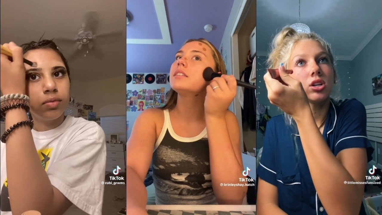 GRWM for the first day of school - TikTok compilation