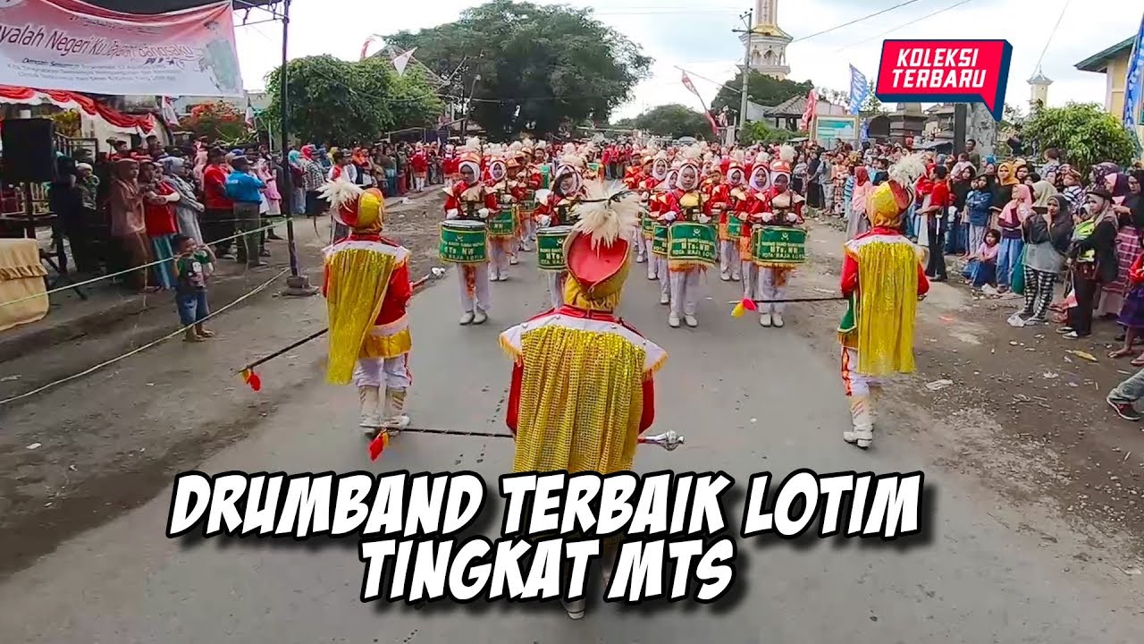 Begini Aksi Drumband Marchingband Terbaik 1 Lotim MTs NW Kotaraja