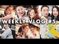 Weekly Vlog#5|一直吃吃吃，人生第一个纹身，跟emma外拍，打瘦脸针啦