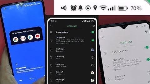 Customise Smartphone Status Bar, Gestures, Notification And Settings