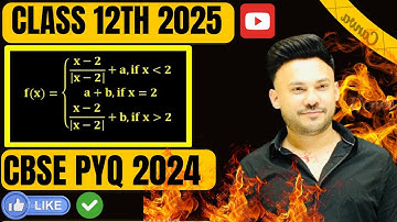 3 MARKS Question #CBSEPYQ2024  #CBSE2025 #cbsepyq2024 #continuityanddifferentiabilityclass12 class12