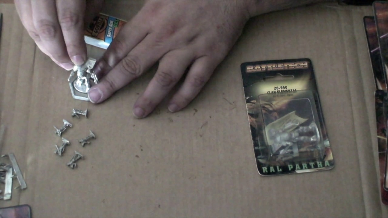 Batteltech - Clan Elementals 28mm and 6mm Assembly