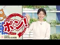 【Pontaパス天気予報】今日の天気と一発勝負チャレンジ／2026年8月9日配信　出演：岡本結子リサキャスター