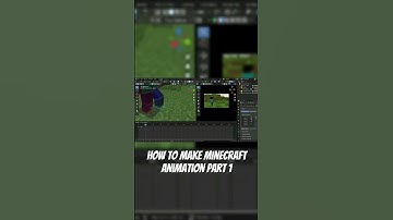 How to make minecraft animation in blender part 1