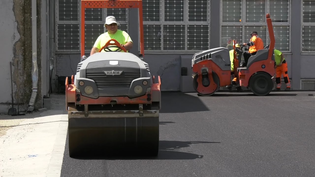 Asfaltiran košarkaški teren u OŠ 