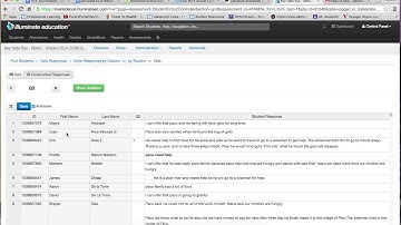 Illuminate- Free Response Scoring