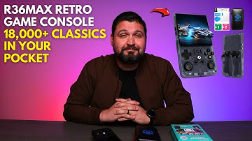 R36MAX Retro Game Console - 18,000+ Classics in Your Pocket!