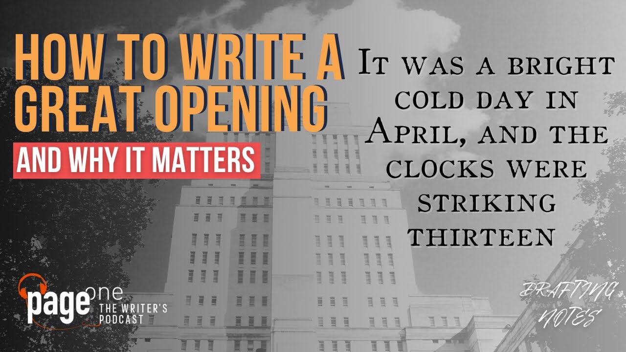 How to Write a Killer Opening Line (That Hooks Agents & Readers) - YouTube